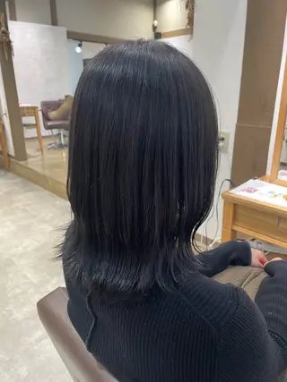 ミディアム 木村 真知子のヘアスタイル