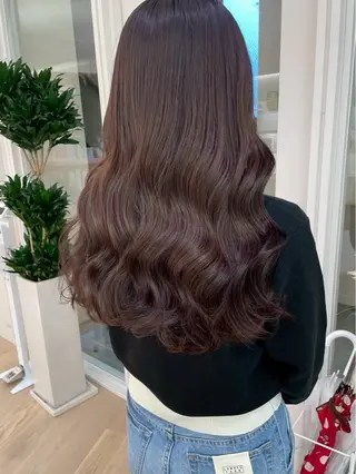 ロング カラー ParveMix🎀 稲垣詞葉のヘアスタイル