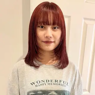 ロング カラー arisa/暖色 /伏見/レイヤーのヘアスタイル