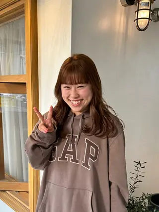 ミディアム 【縮毛矯正＆髪質改善 特化】/川上 結愛のヘアスタイル