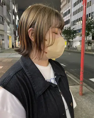 ショート sea's所属・ヒラカホ/矢場町/ ブリーチ/似合わせのヘアスタイル