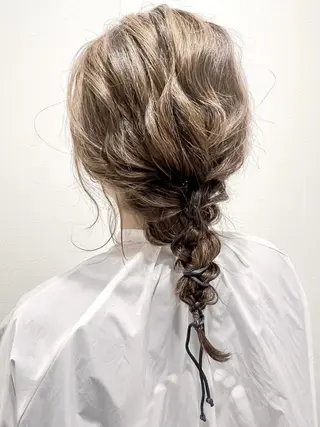 ヘアアレンジ 🤍ヘアセット.ヘア アレンジ湯山詩織🤍のヘアスタイル