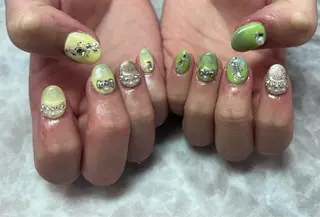 ネイル ネイルリボン 石田のネイルデザイン