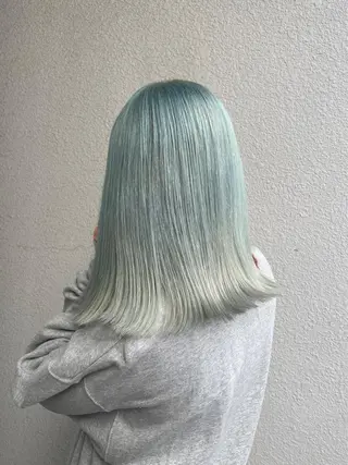 ミディアム カラー ブリーチカラー🌈 石垣翔太のヘアスタイル