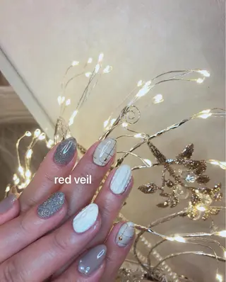 ミディアム ネイル 長さ出し専門 nynaのネイルデザイン