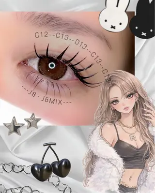 マツエク・マツパ 黒川 祐衣のマツエク・マツパデザイン