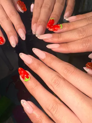 ネイル 33nail✴️栄 スミレ❇️Gel-xのネイルデザイン