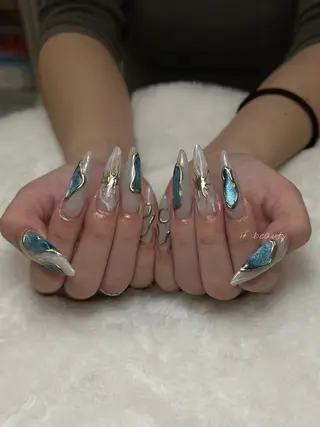 ネイル if Hair＆Nail Salon所属・IKA /海外ネイル /個性派/ワンホンのネイルデザイン