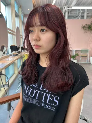 ロング レイヤーカット/ 透明感カラーmikuのヘアスタイル