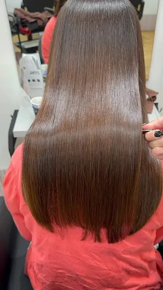 セミロング カラー 髪質改善/艶髪💎 ウエキ リカのヘアスタイル