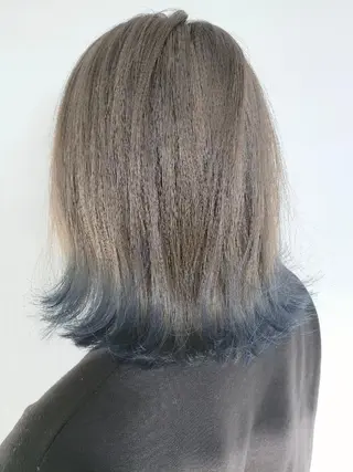 ミディアム カラー ヘアアレンジ 成瀬 弘光のヘアスタイル