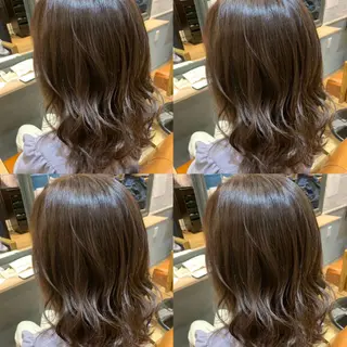 ミディアム カラー ヘアアレンジ 🦋韓国ヘア 坂本 菜摘🦋のヘアスタイル