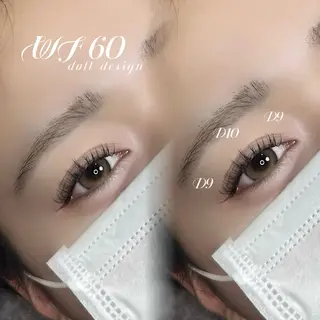 マツエク・マツパ 飯塚 紗羽のマツエク・マツパデザイン