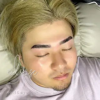 メンズ アイブロウ eclipse eyelashのマツエク・マツパデザイン