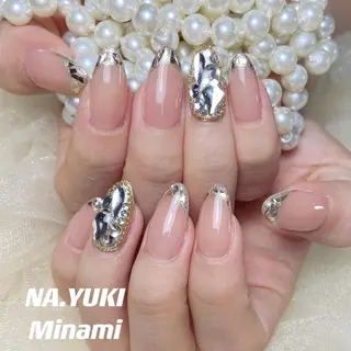 ネイル セミロング カラー パーマ ヘアアレンジ メンズ キッズ マツエク・マツパ アイブロウ YUKI 💗 渋谷店のネイルデザイン