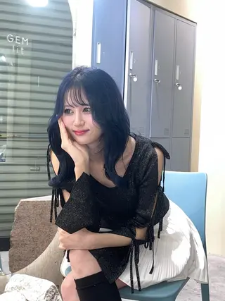 セミロング カラー GEM lit所属・名駅/GEM lit risaのヘアスタイル