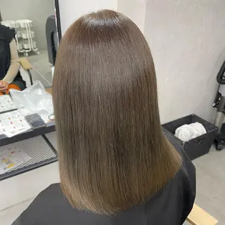 ロング カラー パーマ ヘアアレンジ メンズ キッズ ネイル マツエク・マツパ アイブロウ mona/ ストレートスタイル✨のヘアスタイル