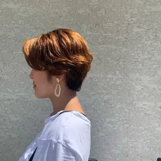 ショート パーマ 韓国×巻ける髪質改善 💍maki💍のヘアスタイル