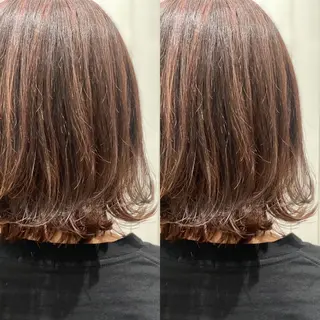 ミディアム Snaly カラー特化ページのヘアスタイル