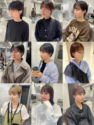 ショート 細山田 りゅうせいのヘアスタイル