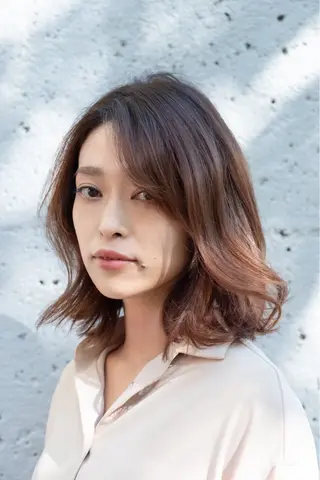 セミロング 原 康之のヘアスタイル