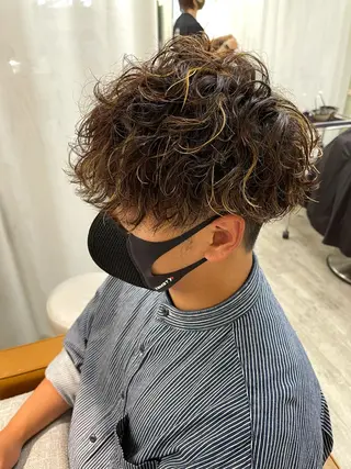 ショート パーマ メンズ メンズ専門 Stylist吉川のヘアスタイル