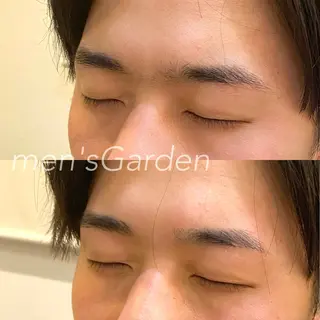 メンズ アイブロウ メンズガーデン yuriのネイルデザイン