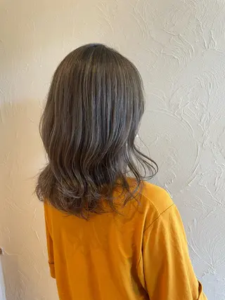セミロング カラー ageless所属・ageless/ nana/髪質改善のヘアスタイル