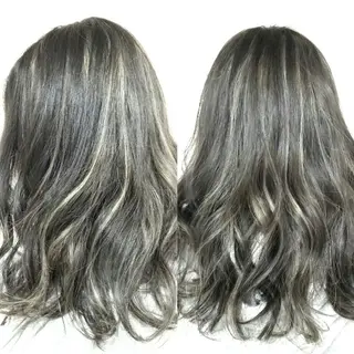 セミロング ロング カラー 【Sweep】おじま のぞみのヘアスタイル