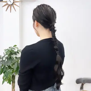 ロング カラー ヘアアレンジ HIROKO / 透明感暖色カラー🎀のヘアスタイル