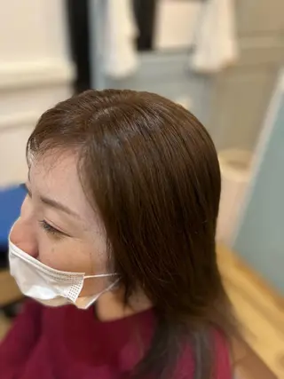 セミロング 美容室Class所属・🐰ハイトーンカラー 畠山　渡🐰のヘアスタイル