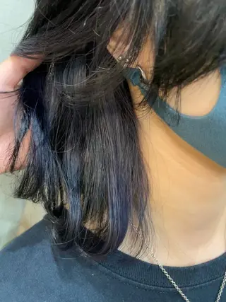 ミディアム カラー 【ピンク/韓国ヘア/ ヘアセット】亜海のヘアスタイル