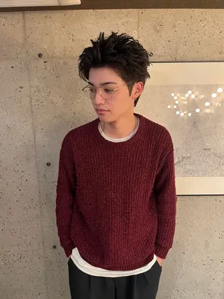 メンズ メンズカット【平尾 高宮】永井駿祐のヘアスタイル