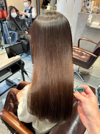 セミロング 美髪美容師 くぼた店長🫧のヘアスタイル