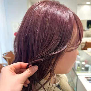 セミロング カラー 透明感/ベージュ /kazui🐈のヘアスタイル