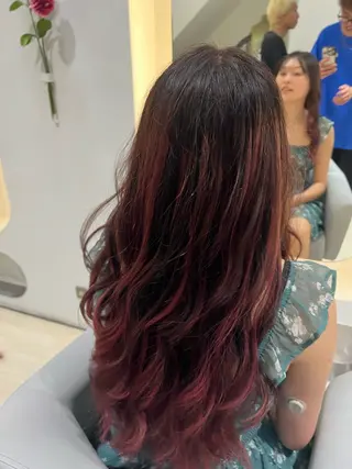 ロング カラー 堀井 凌平のヘアスタイル