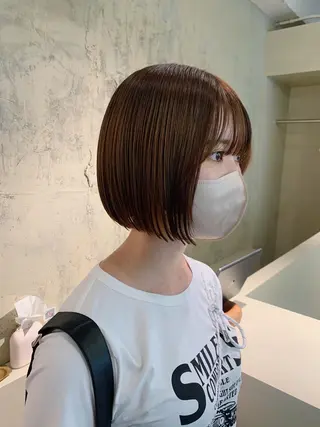 ショート yupi🐈‍⬛ レイヤー/パーマのヘアスタイル