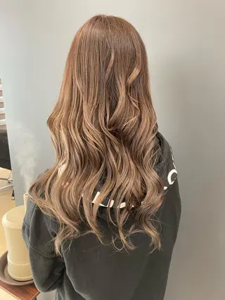 ロング カラー ヘアアレンジ like みやびのヘアスタイル
