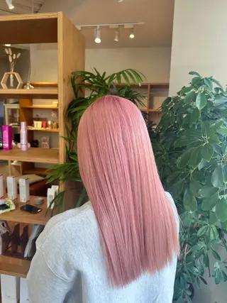 カラー ブリーチカラー/ わきたちえ🌻のヘアスタイル