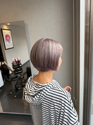 ショート 髪質改善⚡️カラー 🍀武久 誠🍀のヘアスタイル