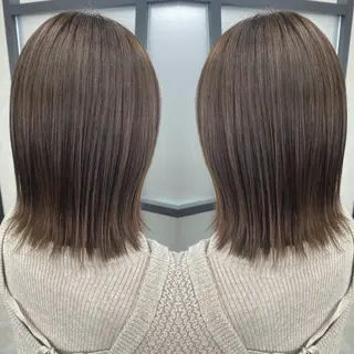 ミディアム カラー tocca 💜石田愛結💜のヘアスタイル