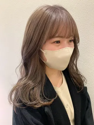 ロング カラー hub hair レイヤー/透明感のヘアスタイル