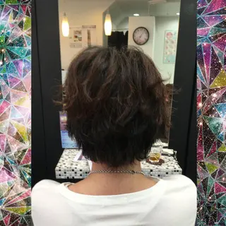 ショート 髪質改善☺︎縮毛矯正 ふじい まりんのヘアスタイル