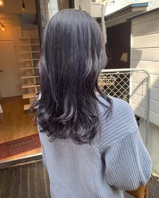 セミロング カラー nanaka/ レイヤーカットのヘアスタイル