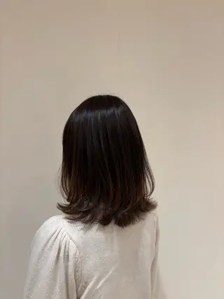 ミディアム カット無料!飯田橋/ 神楽坂/入野文歌のヘアスタイル