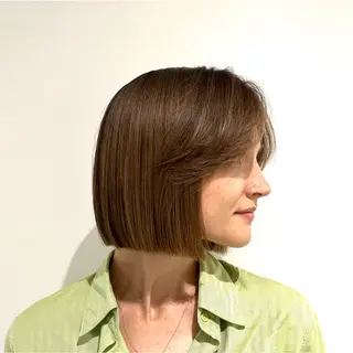 ショート 🫧RYOグレージュ /透け感カラー🫧のヘアスタイル