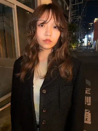 セミロング レイヤー/ボブ/ パーマ/Riku🪐のヘアスタイル