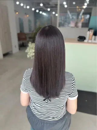 ミディアム カラー Angelica Hinaのヘアスタイル