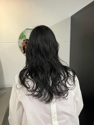 セミロング INORI /フェイスレイヤーのヘアスタイル