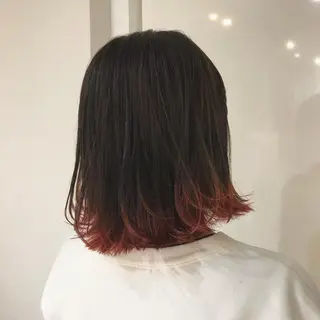 ミディアム カラー momo所属・メンズヘアメイク 🩵Mayuki🩵のヘアスタイル